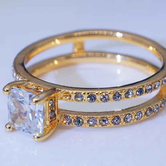 New In 14K Gold Filled Double Band Ring - Picture 5 of 8
